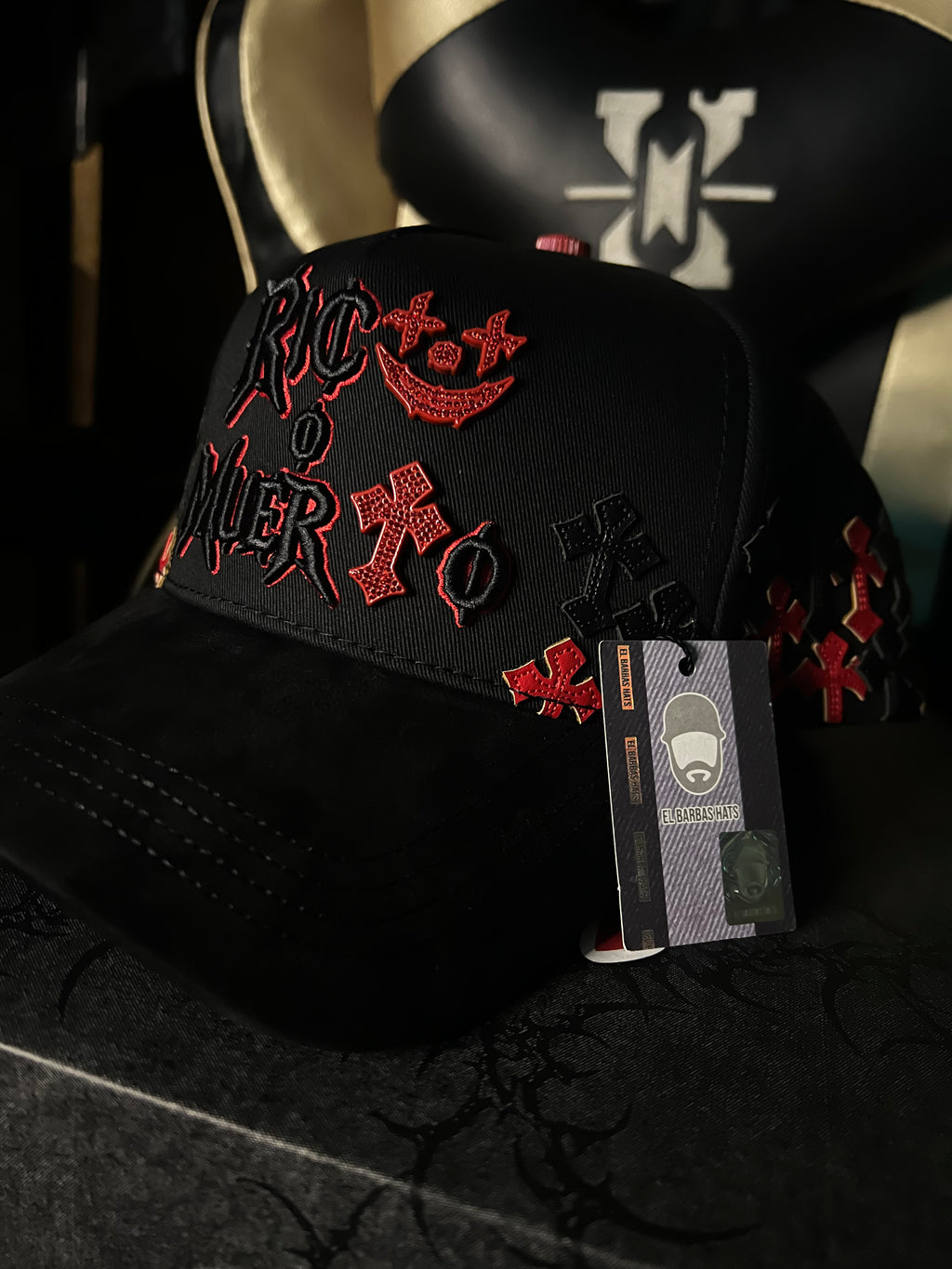 Barbas Hats Rom Gorra Y Tarjeta De Autenticidad