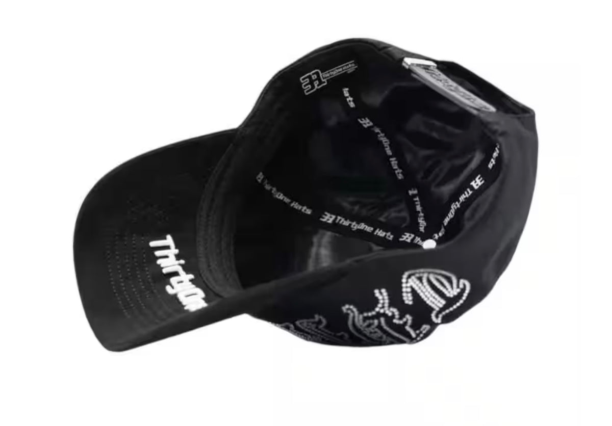 31 HATS - CRYSTALS BLACK