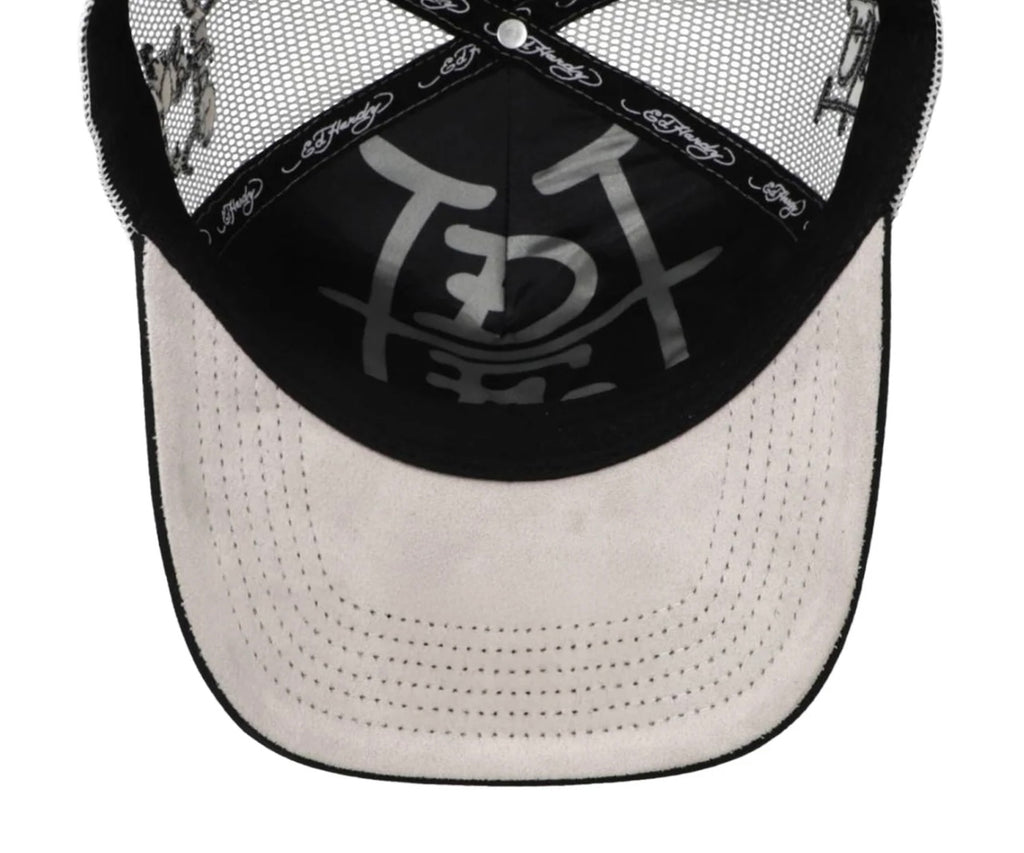 ED HARDY MIRROR DRAGONS BLACK / WHITE - ORIGINAL