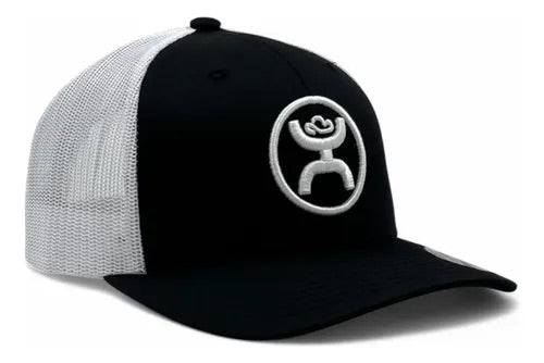 Gorra Hooey Classic 6 Panel Mid-Profile - Negro / Blanco - Unitalla