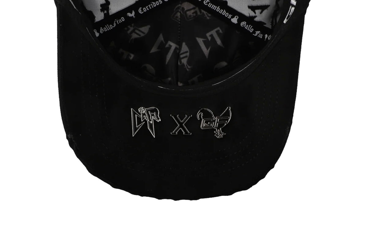 Gorra Fino Tumbado Black Trucker GF 018 Negro - Original con Llavero