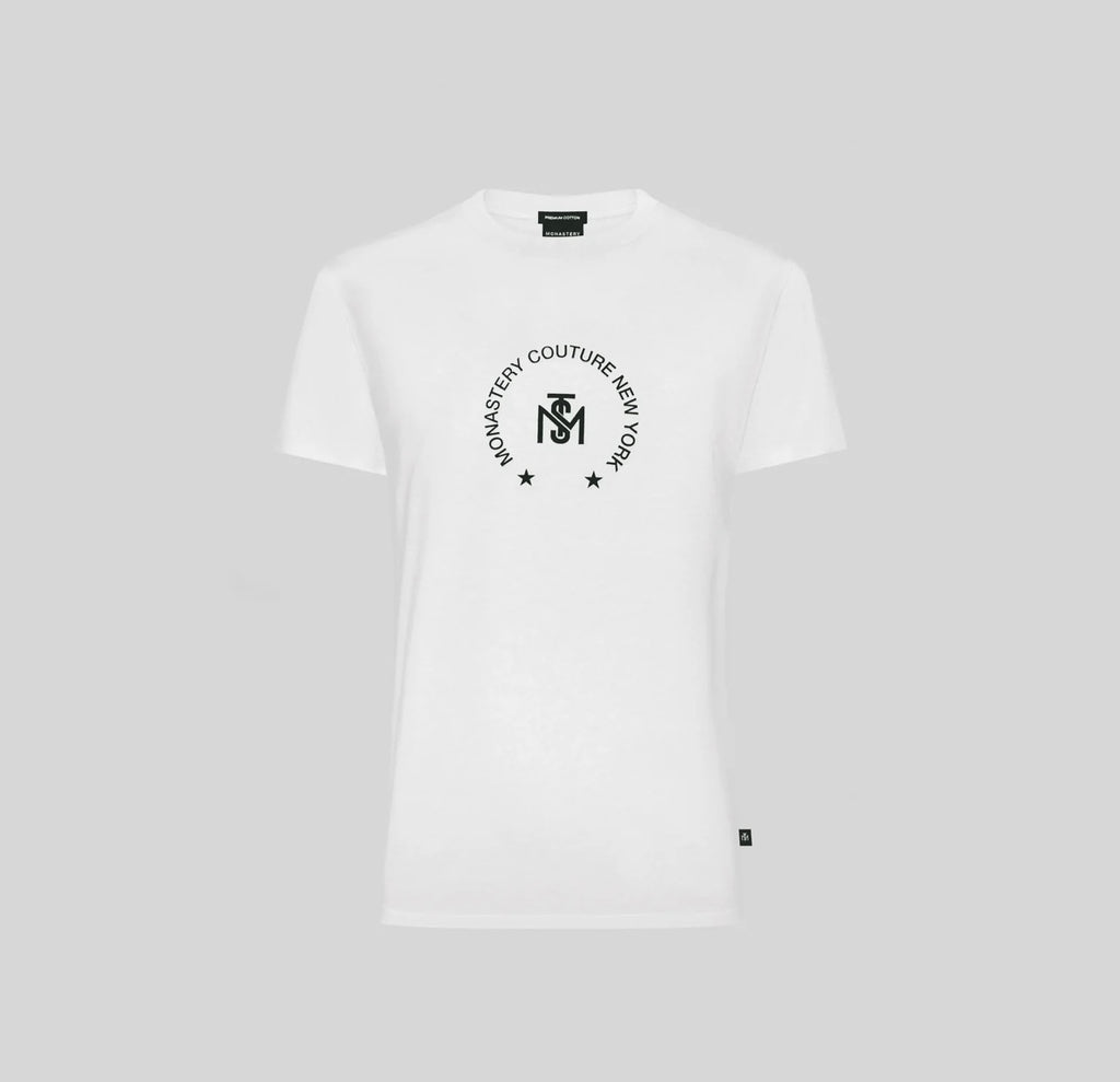 PLAYERA MONASTERY GALIAS WHITE - TALLA M DAMA