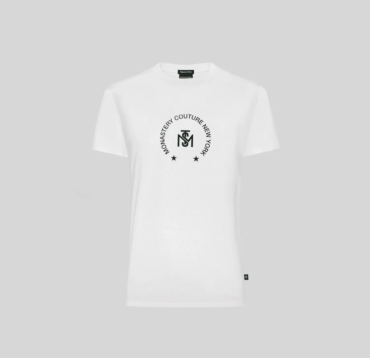 PLAYERA MONASTERY GALIAS WHITE - TALLA M DAMA